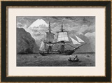 Buy Hms "Beagle" the Ship in Which Charles Darwin Sailed in the Straits of Magellan at AllPosters.com