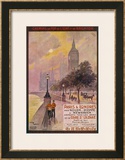 Buy By Rail and Sea from Paris to Brighton or London Featuring the Embankment and Big Ben 6 of 8 at AllPosters.com