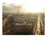 Buy Eiffel Tower Above the Grand Boulevards of Paris at AllPosters.com