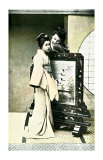 Two Japanese Geisha in Council