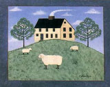 Sheep on the Hillside