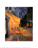 Buy The Caf&eacute; Terrace on the Place du Forum, Arles, at Night, c.1888 at AllPosters.com