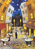 Nighttime Cafe
