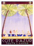 Cote d'Azur Giclee Print
