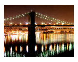 East River Bridges of New York City in Lower Manhattan.