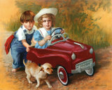 Kids and Puppy