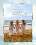 Three Girls on Beach