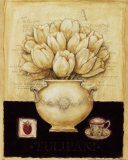 Buy White Tulips and Raspberry at AllPosters.com