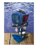 Scuba Dude Photographic Print