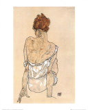 Zittende Vrouw on the Rug Art Print