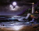 Buy Midnight Lighthouse at AllPosters.com