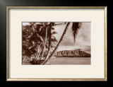 Outrigger on Beach by Diamond Head, Hawaii