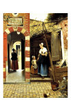 Buy Dutch Courtyard of a House in Delft at AllPosters.com