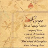 Buy Recipe for a Happy Heart at AllPosters.com