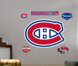 Buy Canadiens Logo -Fathead at AllPosters.com