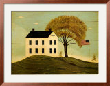 House with Flag