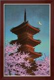 Pagoda in Moonlight