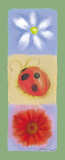 Buy Ladybug and Flowers Panel at AllPosters.com
