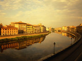 Buy River Arno and Waterfront Buildings, Pisa, Tuscany, Italy at AllPosters.com