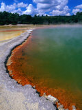 Boiling Thermal Waters of Champagne Pool, Waiotapu, Bay of Plenty, New Zealand
