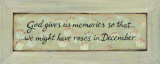God Gives Us Memories