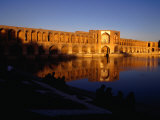 Sunset Illuminates Pol-E Khaju Bridge, Esfahan, Iran