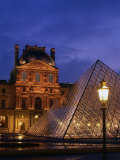 Buy The Louvre Museum and Pyramid, Paris, Ile-De-France, France at AllPosters.com