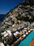 Buy Swimming Pool of Hotel Sirenuse in Hillside Town, Positano, Campania, Italy at AllPosters.com
