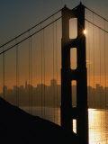 Golden Gate Bridge at Sunrise, San Francisco, California, USA