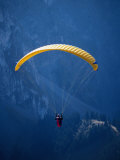 Paragliding, Rougemont, Vaud, Switzerland Photographic Print