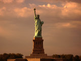 Statue of Liberty at Sunrise, New York City, New York, USA