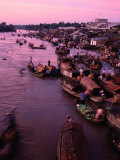 Sunrise on Mekong River, Outside Saigon, Ho Chi Minh City, Vietnam
