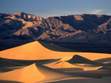 Buy Sand Dunes and Mountain Range, Death Valley National Park, California, USA at AllPosters.com