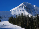 Lone Peak in Montana's Big Sky Ski Resort, Montana, USA