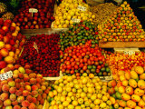 Buy Fruit Stall at Quiroga Market, Michoacan De Ocampo, Mexico at AllPosters.com