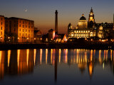 Night View of Albert Dock and the 