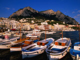 Boats in Marina Grande, Capri, Italy
