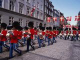 Marching Band in Procession, Copenhagen, Denmark