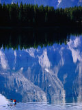 Buy Kayaking on Lake Minewanka, Banff National Park, Alberta, Canada at AllPosters.com