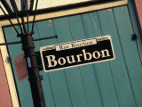 Street Sign for Bourbon Street New Orleans, Louisiana, USA
