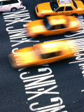 Buy Taxis Driving Up Third Avenue Towards Harlem, New York City, USA at AllPosters.com