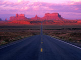 Rock Formations at Sunset, Monument Valley Navajo Tribal Park, USA