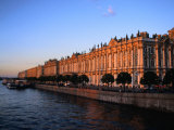 Buy Exterior of Winter Palace on Neva River, St. Petersburg, Russia at AllPosters.com