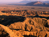 Late Afternoon Light Over Borrego Badlands, Anza-Borrego Desert State Park, California, USA