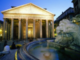 Pantheon at Dusk, Rome, Lazio, Italy