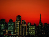 City Skyline from Treasure Island, San Francisco, California, USA