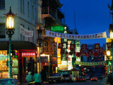 Chinatown at Night, San Francisco, USA