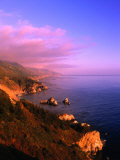 Sunset on the Big Sur Coastline, California, USA