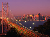 Bay Bridge at Sunset, San Francisco, USA