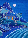 Batik Design of Caribbean Art, Guadeloupe Photographic Print